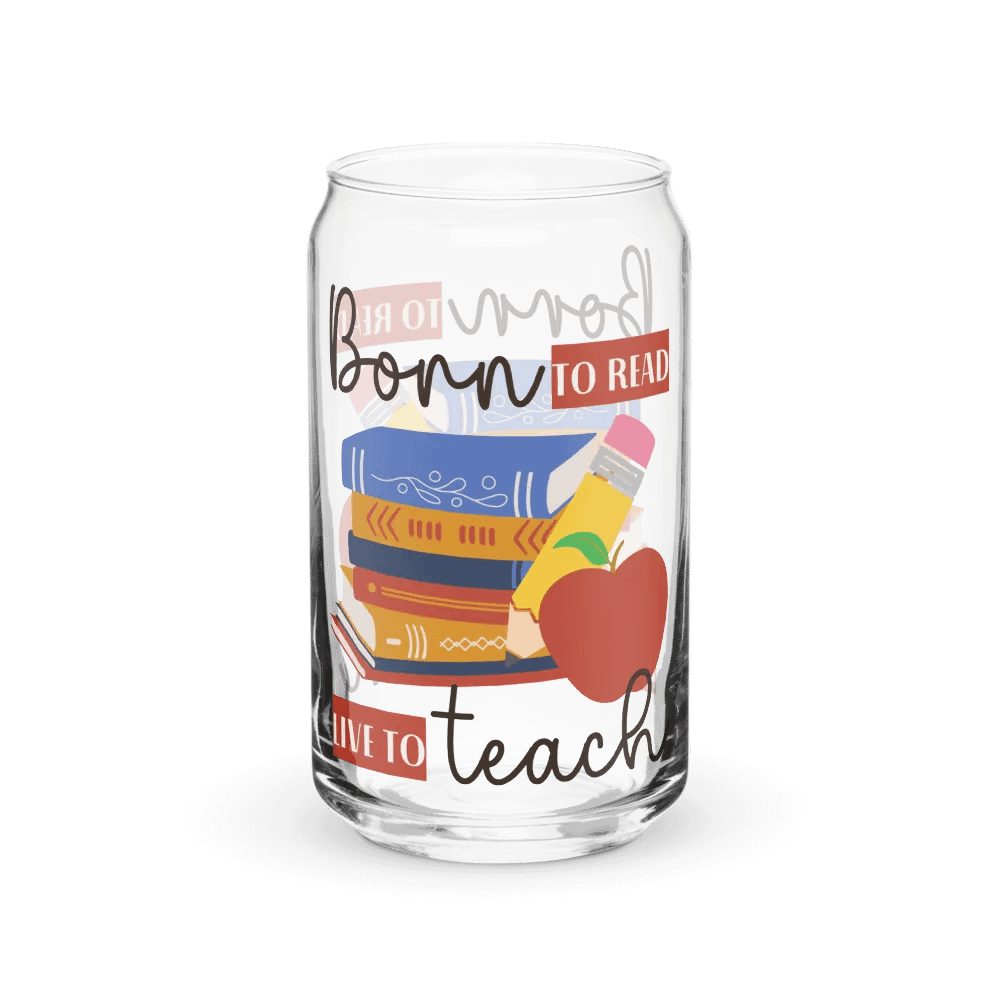 Ice Coffee Glass Tumbler Gift For A Book Lover Teacher product image (10)