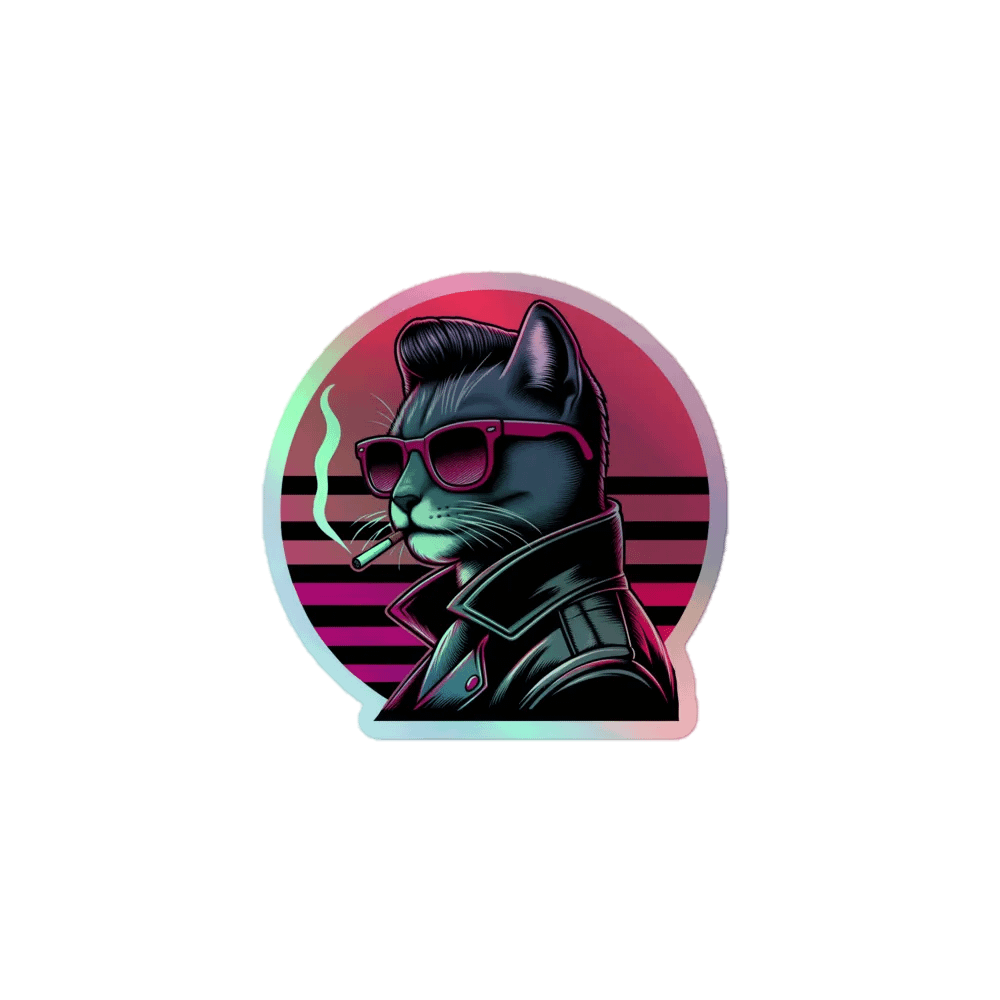 Greaser Fury Holographic Sticker product image (3)