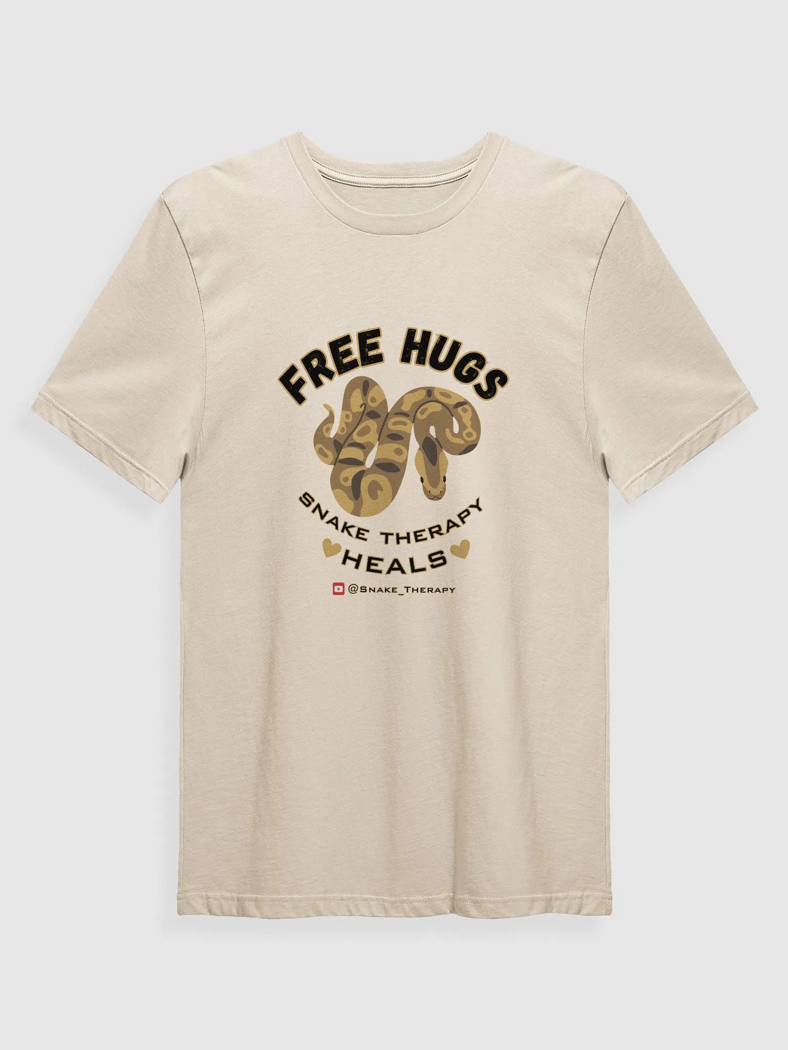 Unisex "Free Hugs" Ball Python Shirt (Light) product image (1)