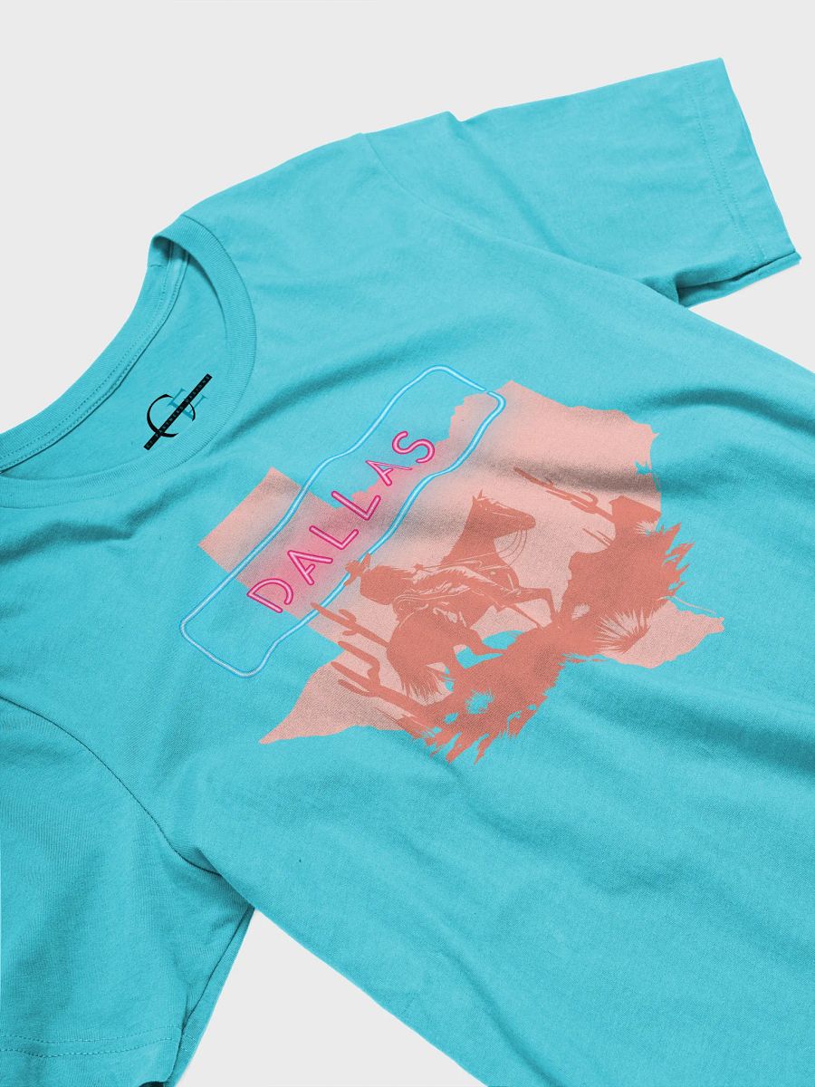 🌟 Dallas Cowboy Neon T-Shirt | Bella+Canvas Unisex Tee | Texas Pride with Neon Flair product image (2)