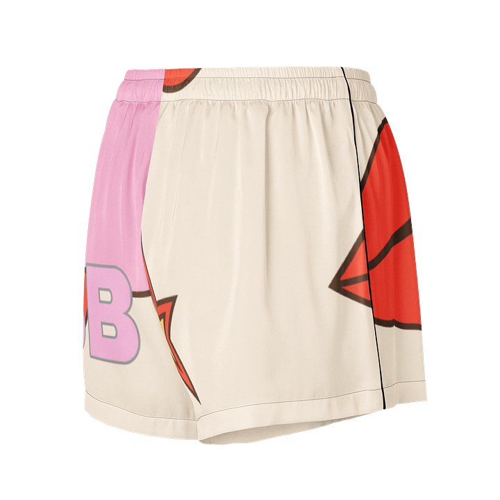 Glossy SexyBaddies Lips All-Over Women's Pajama Shorts product image (3)