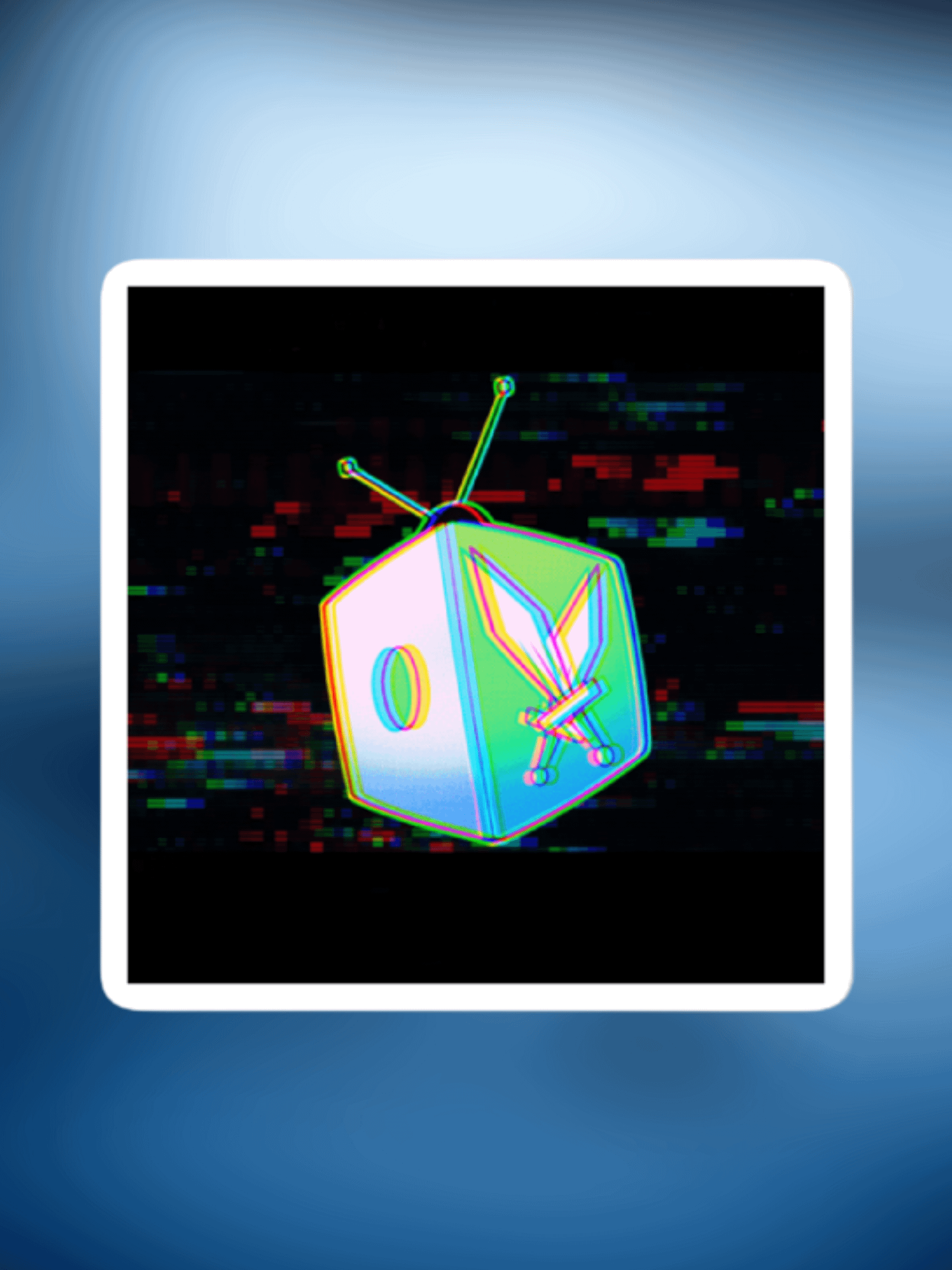 AAOG Glitch Sticker product image (1)