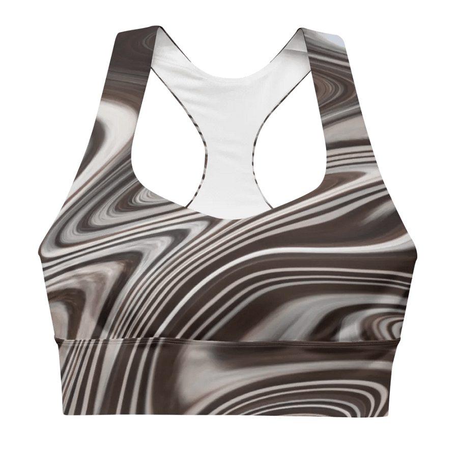 Swirls of Serenity Longline Sports Bra product image (1)