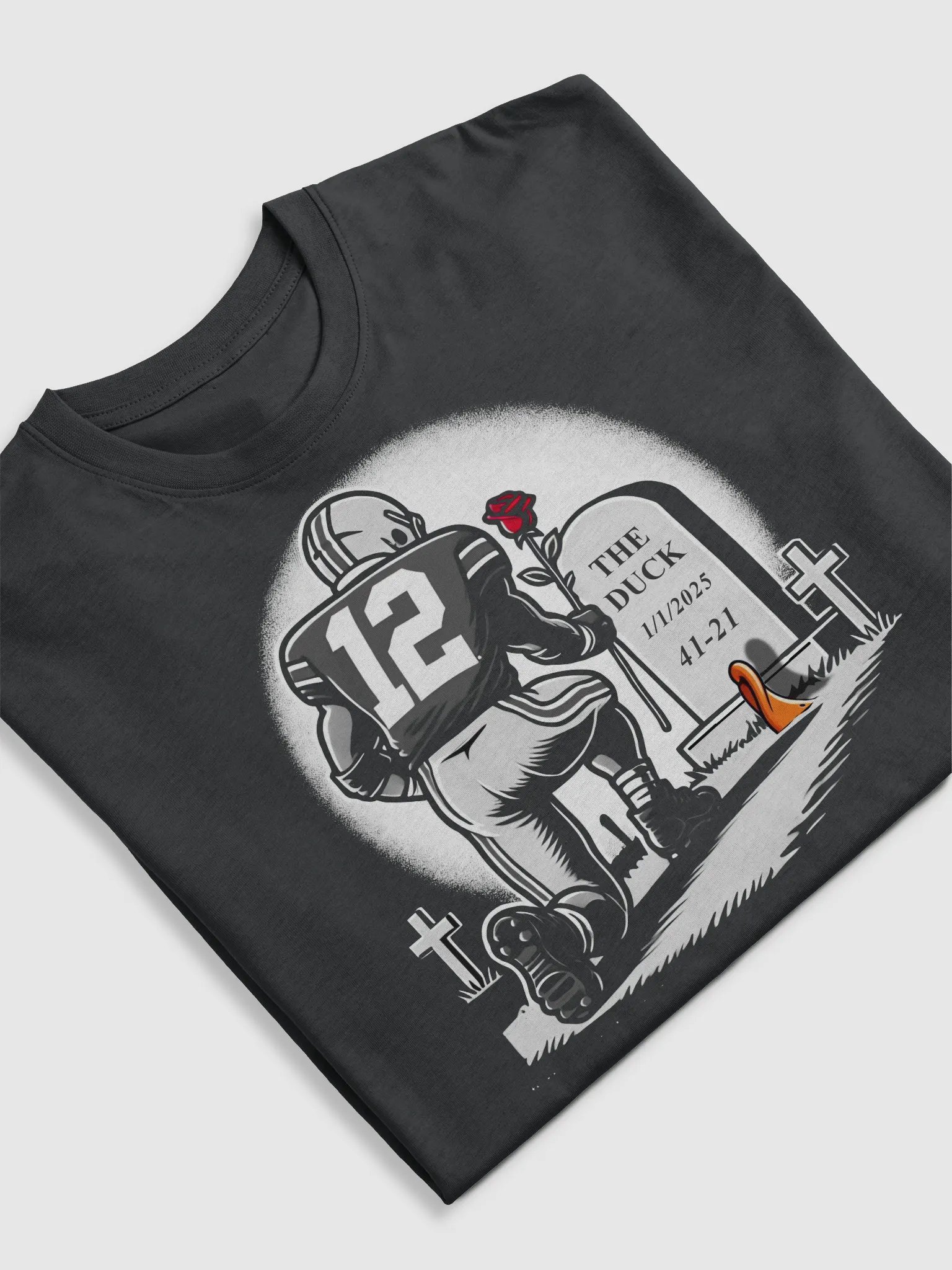 RIP Duck: Rose Bowl T-shirt (Black) product image (5)