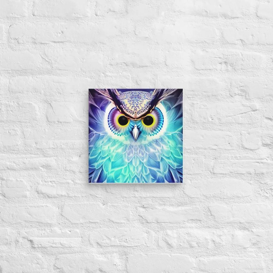 Fantasy Fractal Owl Art - v10 product image (12)