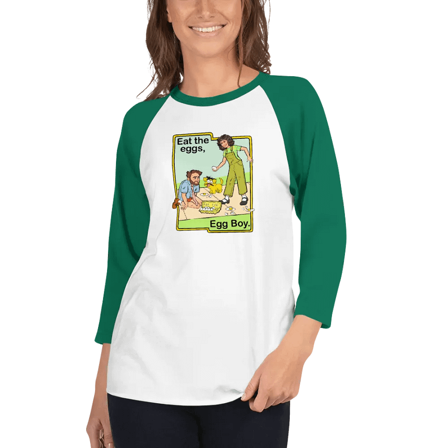 Eat The Eggs Raglan T-Shirt product image (67)