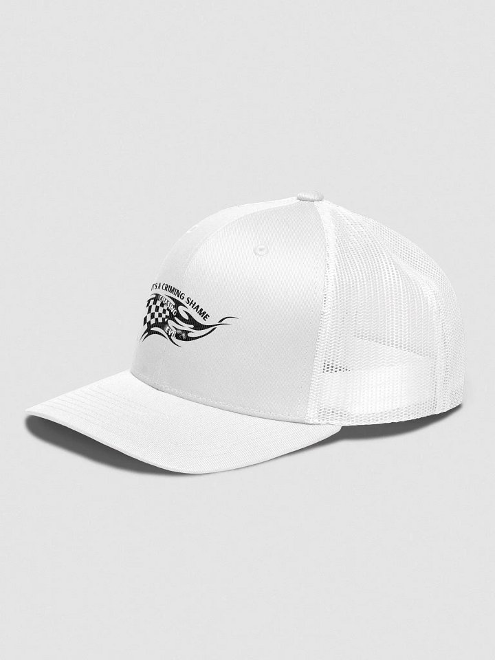 IACS FLAME BASEBALL HAT WHITE product image (2)