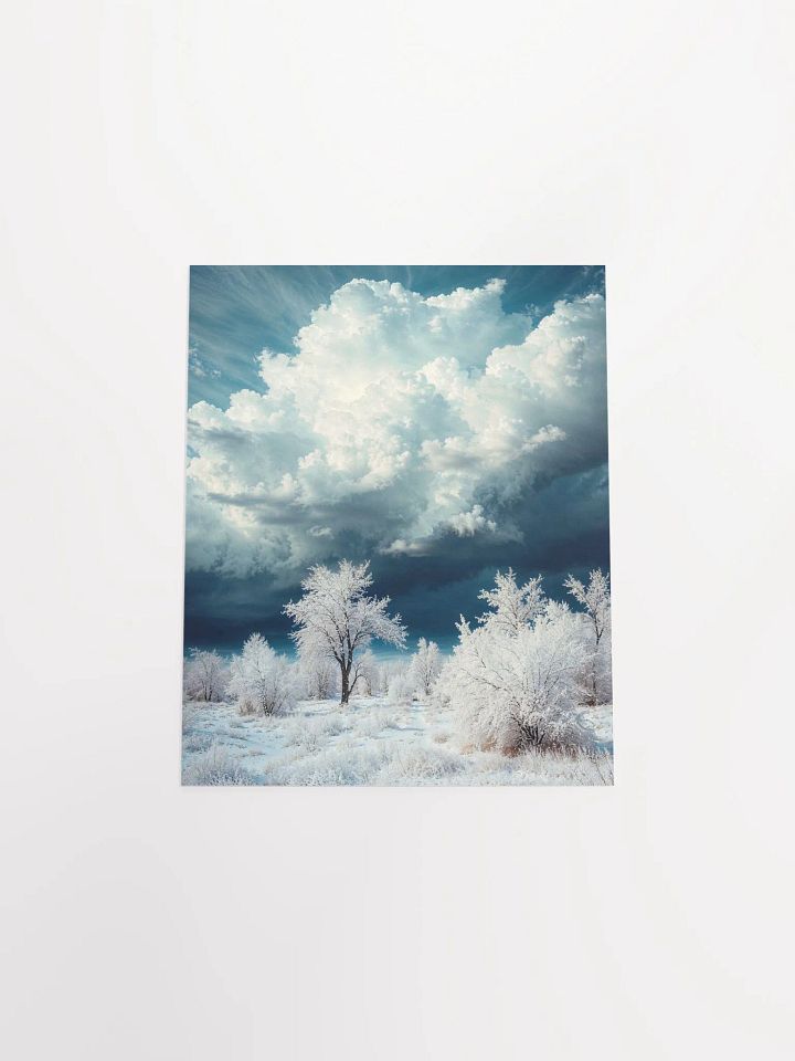 Dramatic Winter Wonderland Matte Poster product image (17)