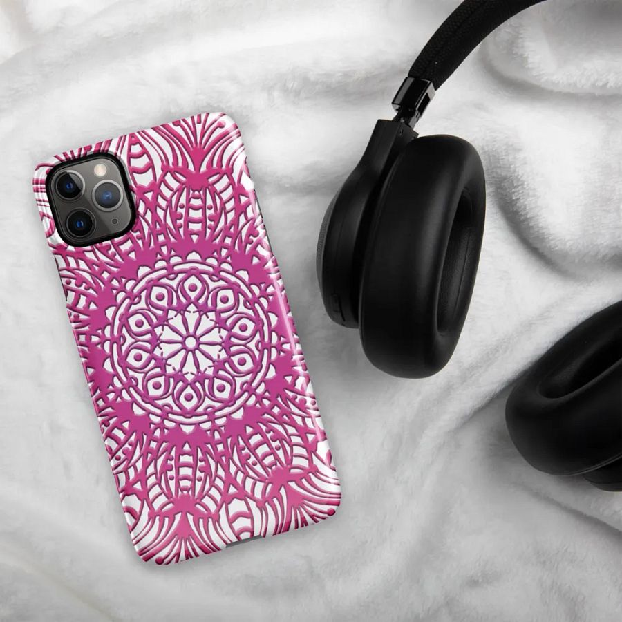 Pink romantic mandala phone case product image (7)