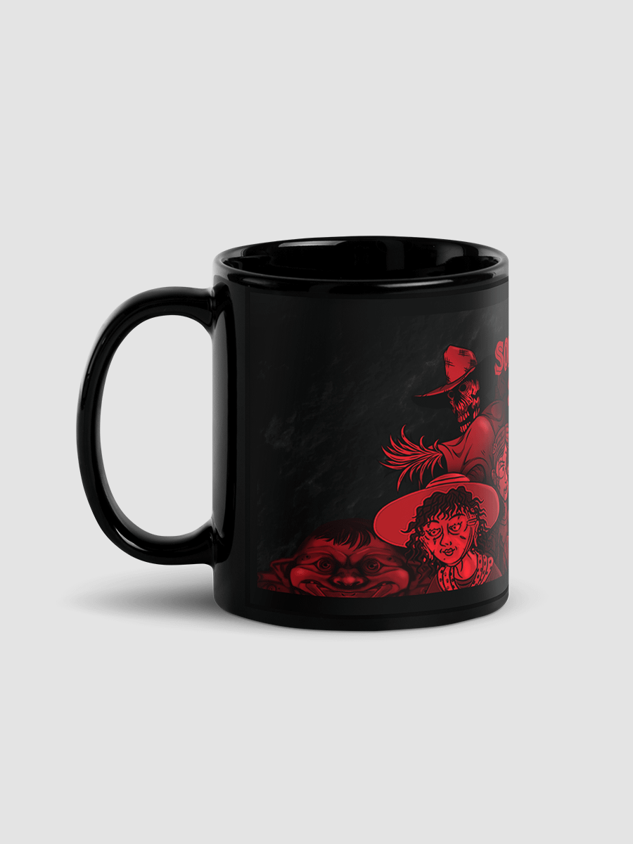Something Scary Black Glossy Mug product image (1)
