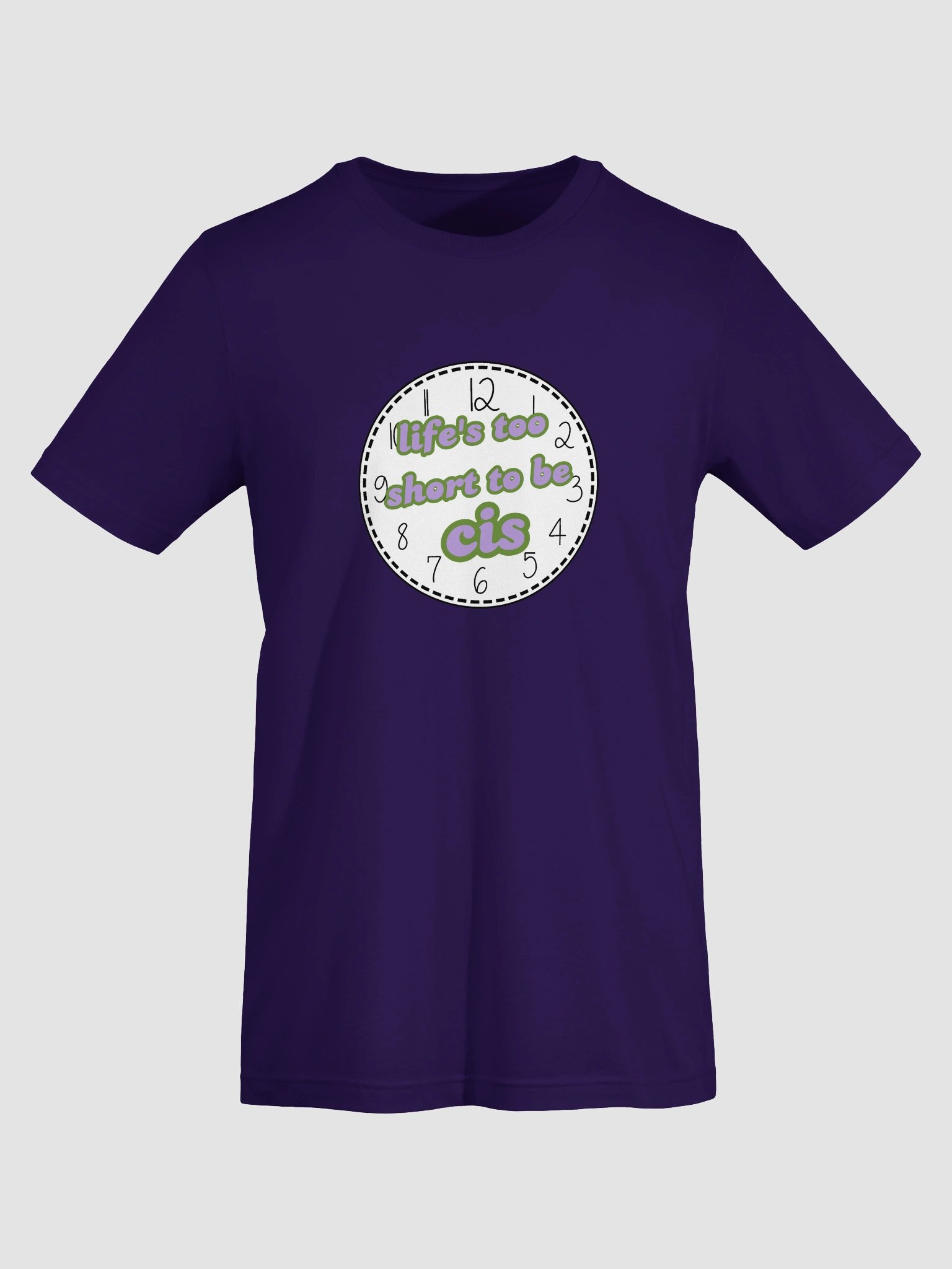 life's too short to be cis genderqueer t-shirt product image (7)