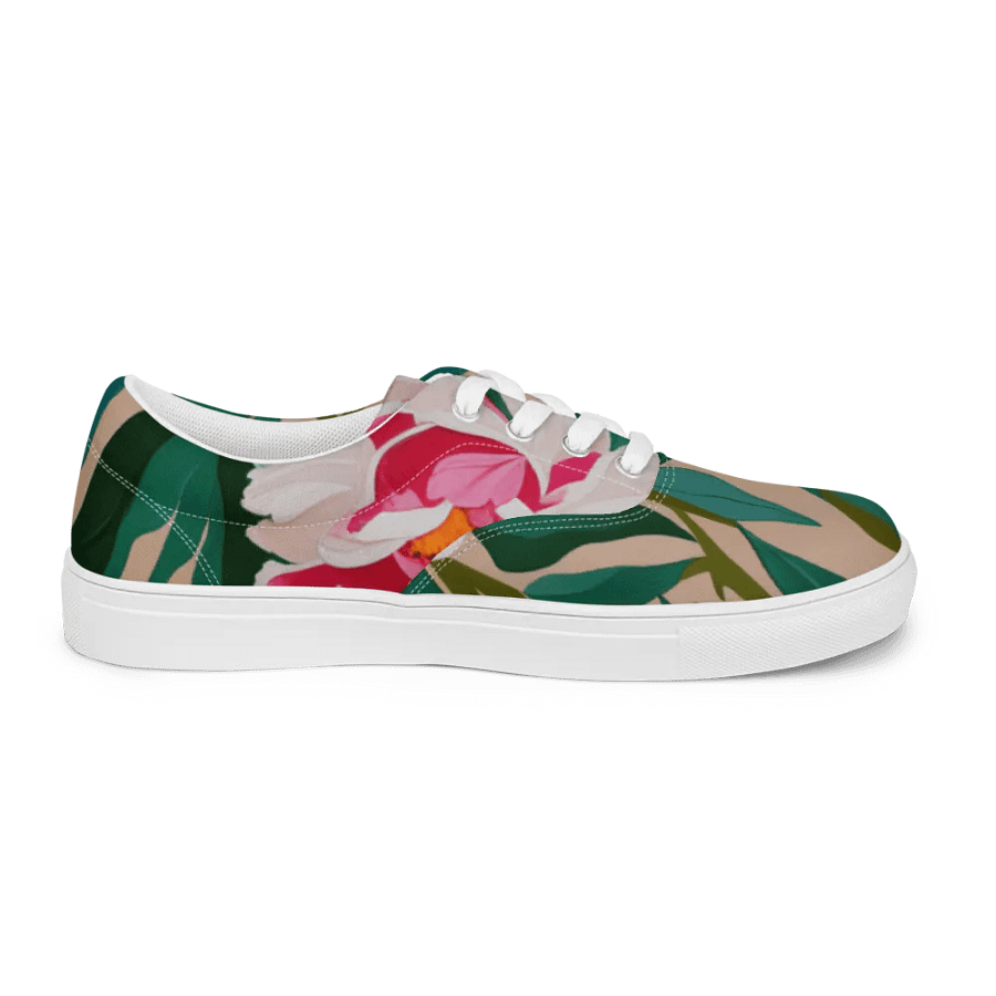 Peony Lace-Up Canvas Shoes product image (12)