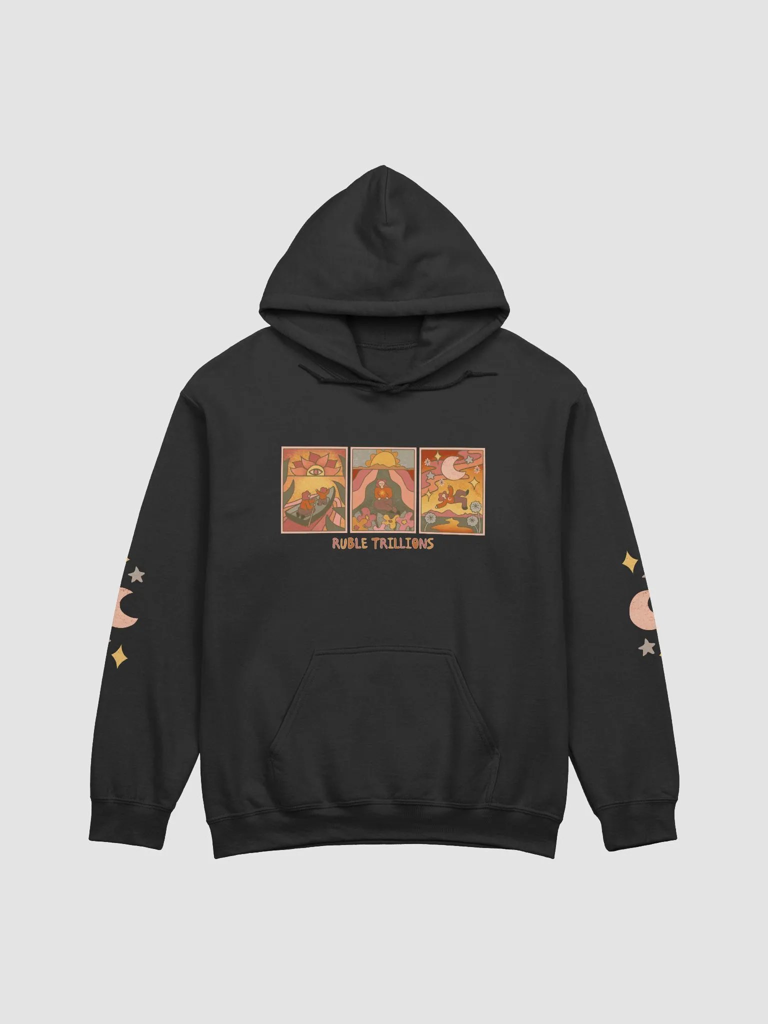 Tarot Trio with Celestial Sleeves - Gildan Brand Hoodie product image (8)