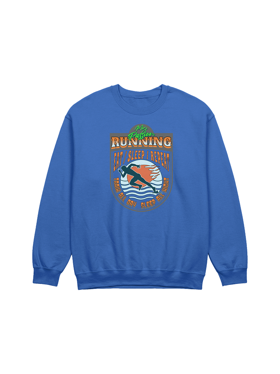 My Passion Running Shield Crewneck Sweatshirt product image (11)