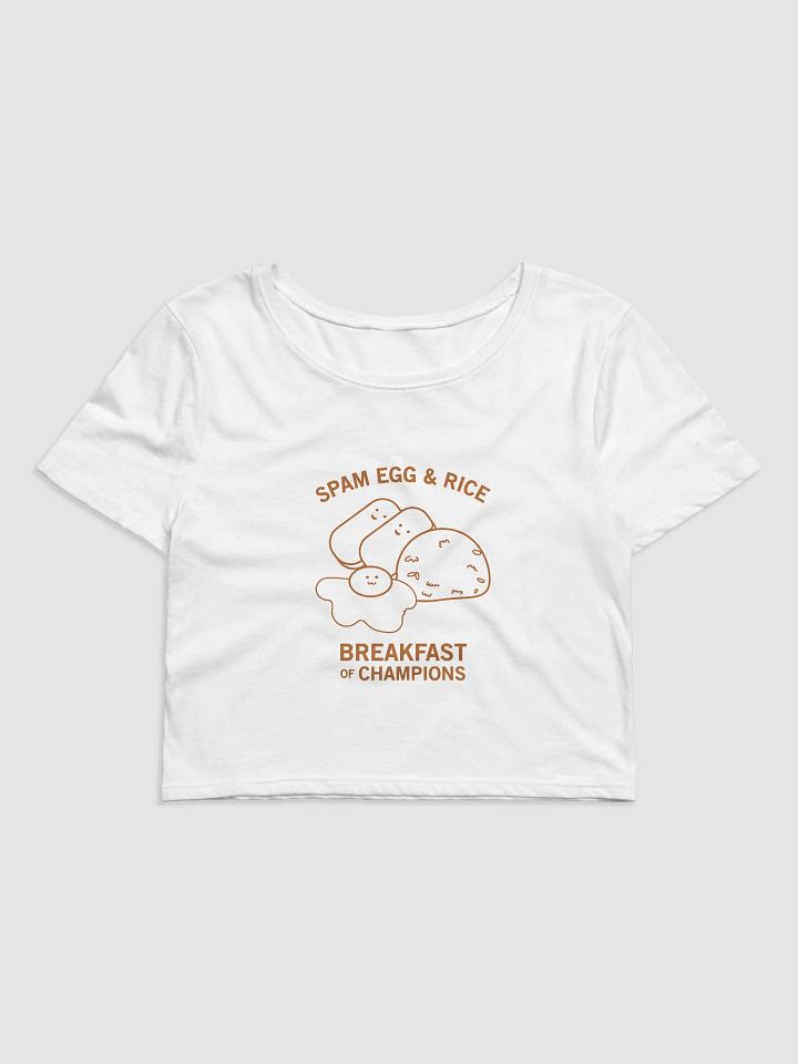 Breakfast of Champions Crop Tee product image (1)