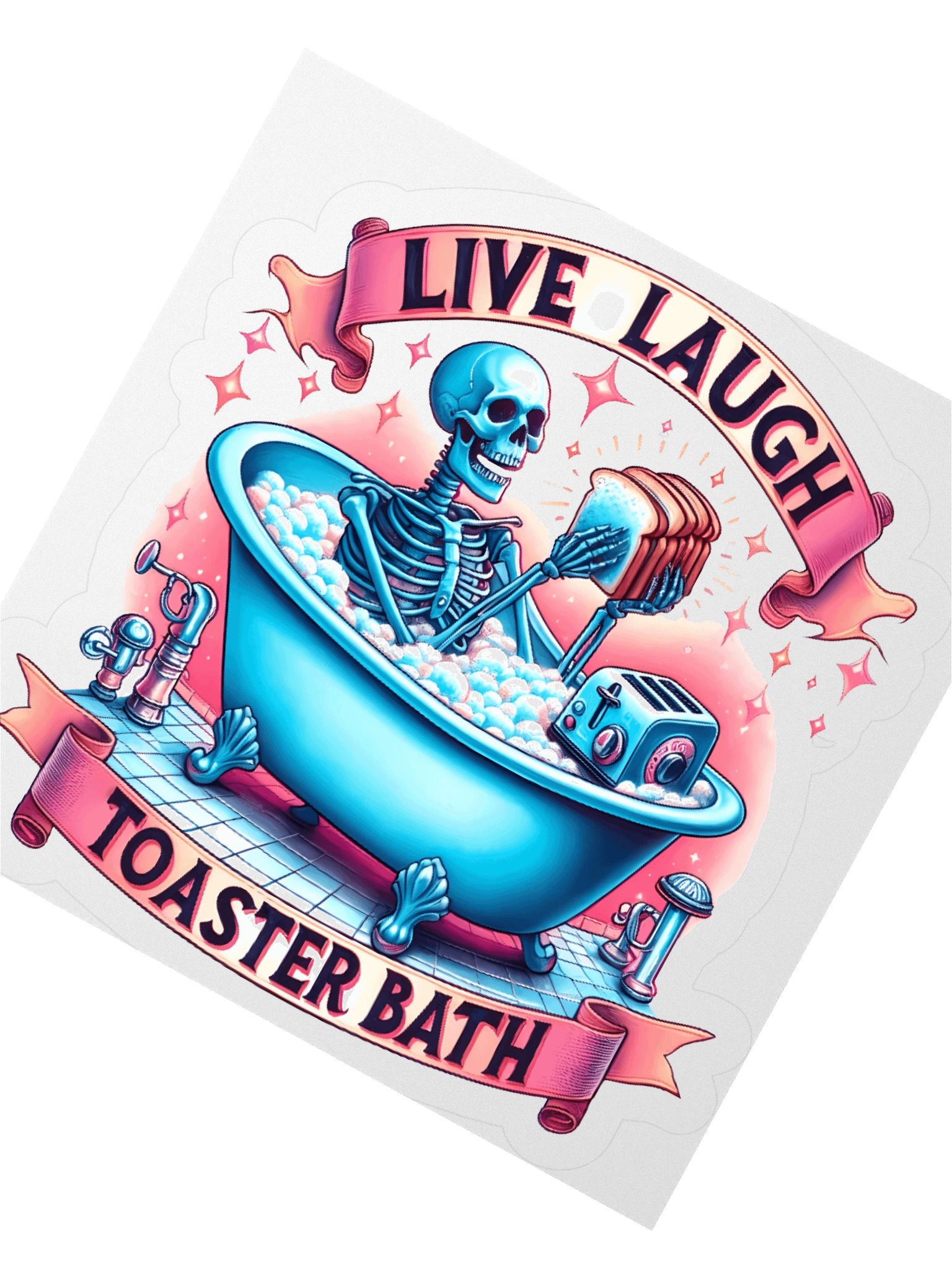 Live Laugh Toaster Bath product image (6)