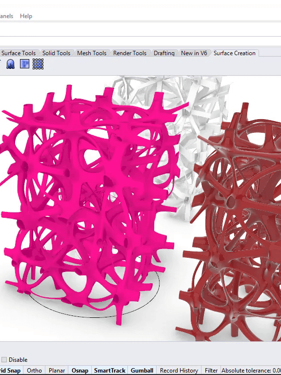 3d Voronoi Parametric Facade Design Grasshopper Rhino Files Download product image (2)