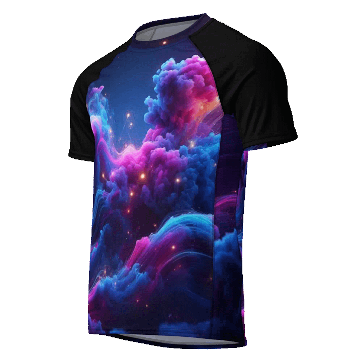 Ethereal Clouds Men's Recycled Rash Guard product image (1)