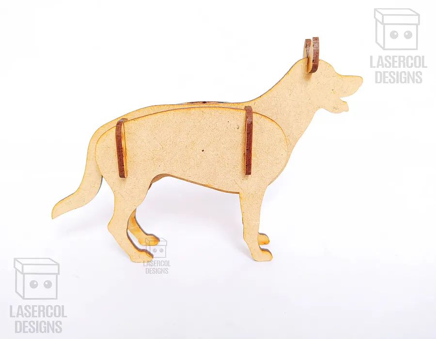 Dogs 3d Puzzle (3 Sizes) Set 1 - Laser Cut Files product image (9)