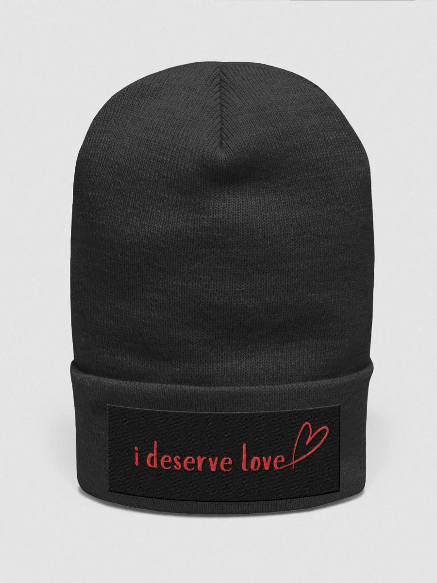 i deserve love beanie product image (1)