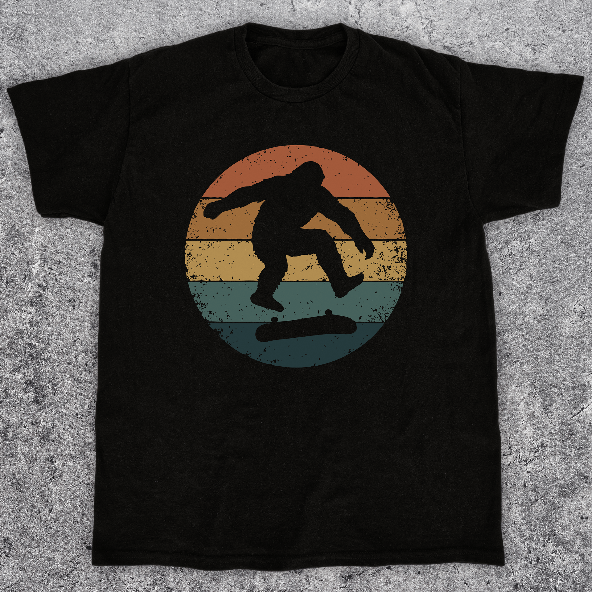 Bigfoot retro skateboarding, Unisex t-shirt product image (1)