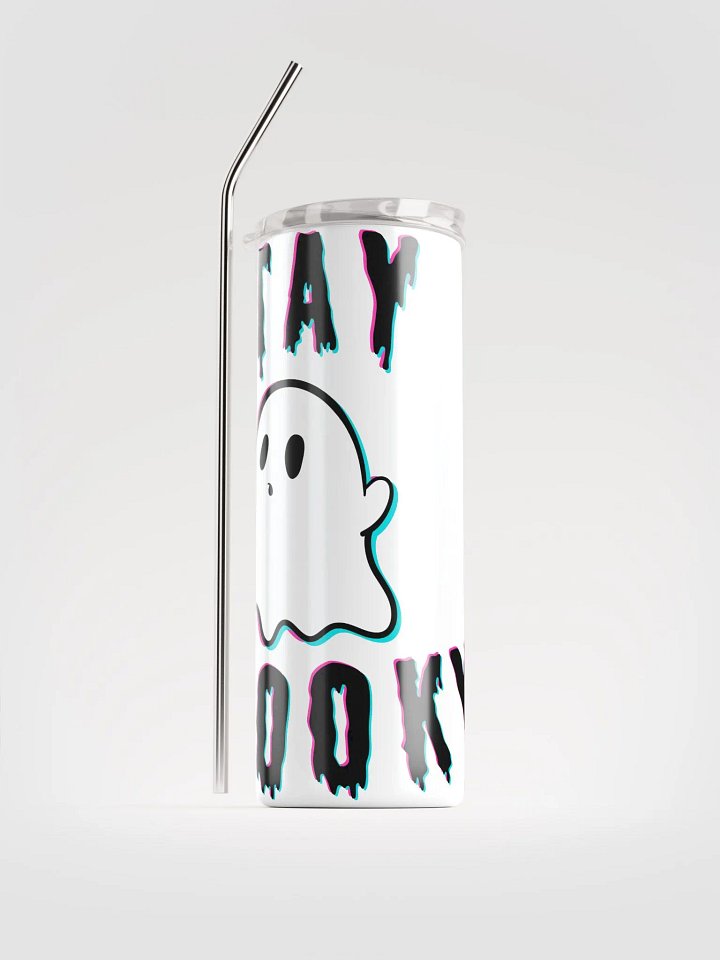 STAY SPOOKY CUP WHT product image (1)