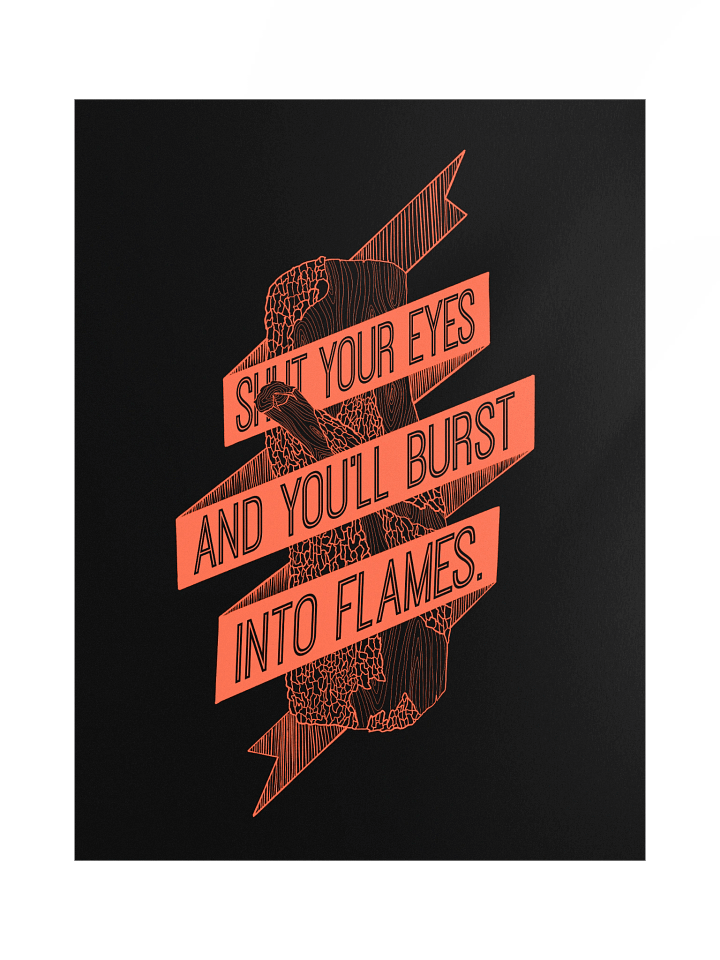 Into Flames Poster product image (1)