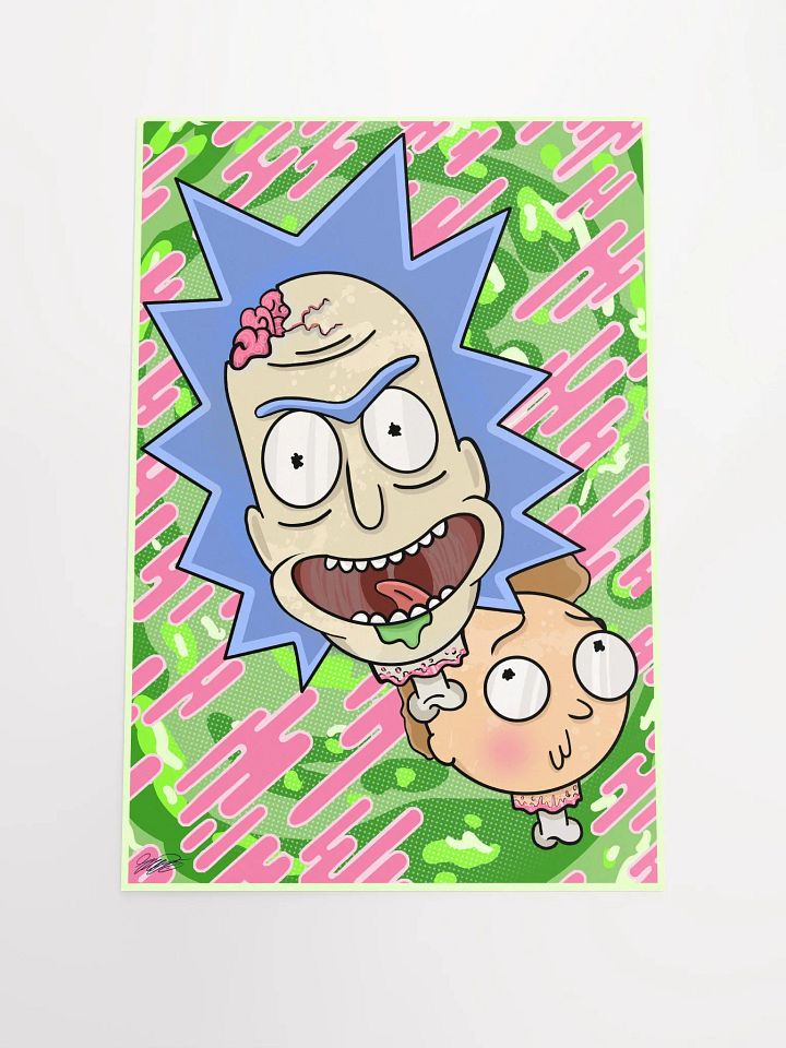 Rick & Morty Heads Print product image (1)