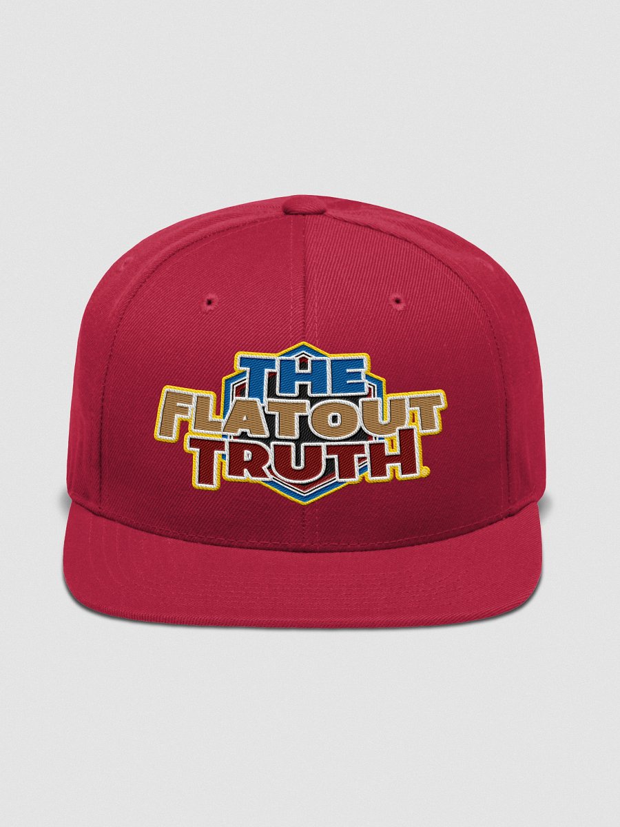 TFOT Embroidered Bold Sandy Hex Flat Snapback Hat product image (4)