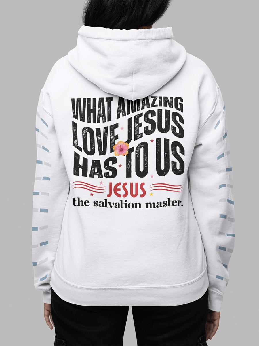 JESUS The salvation Master Gildan Hoodie - Front / Back. product image (2)