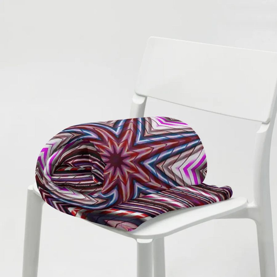 Candy Cane Kaleidoscope Throw Blanket product image (19)