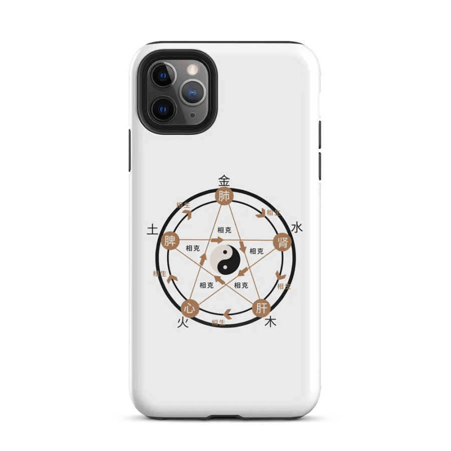 Wu Xing Five Elements iPhone® Tough Case - 中医五行iPhone®手机壳 product image (2)