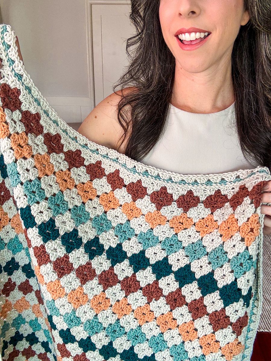 Colorful Hues Crochet Blanket Pattern product image (6)