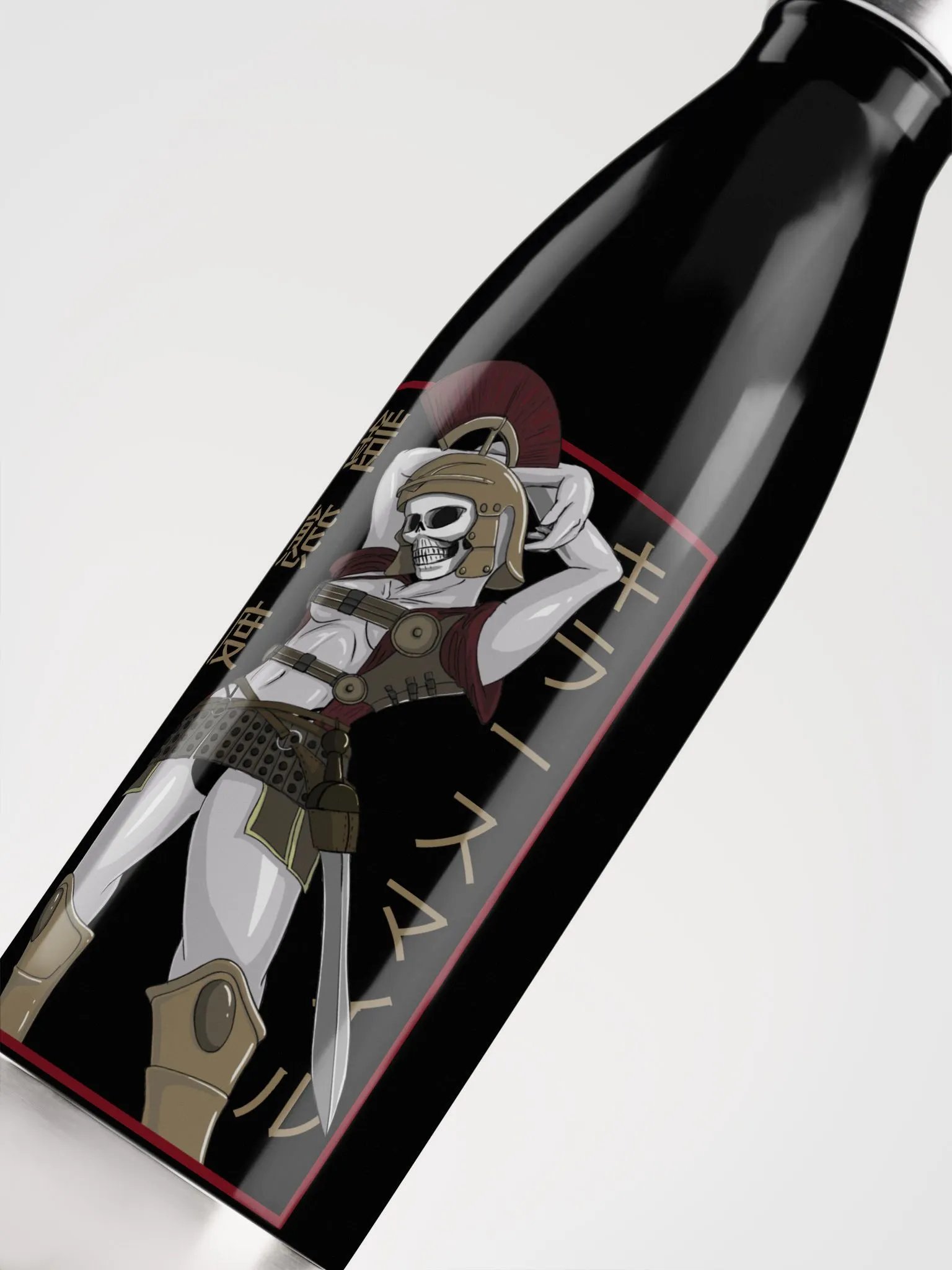 Armor, Attitude, Killer Smile Stainless Steel Water Bottle product image (5)