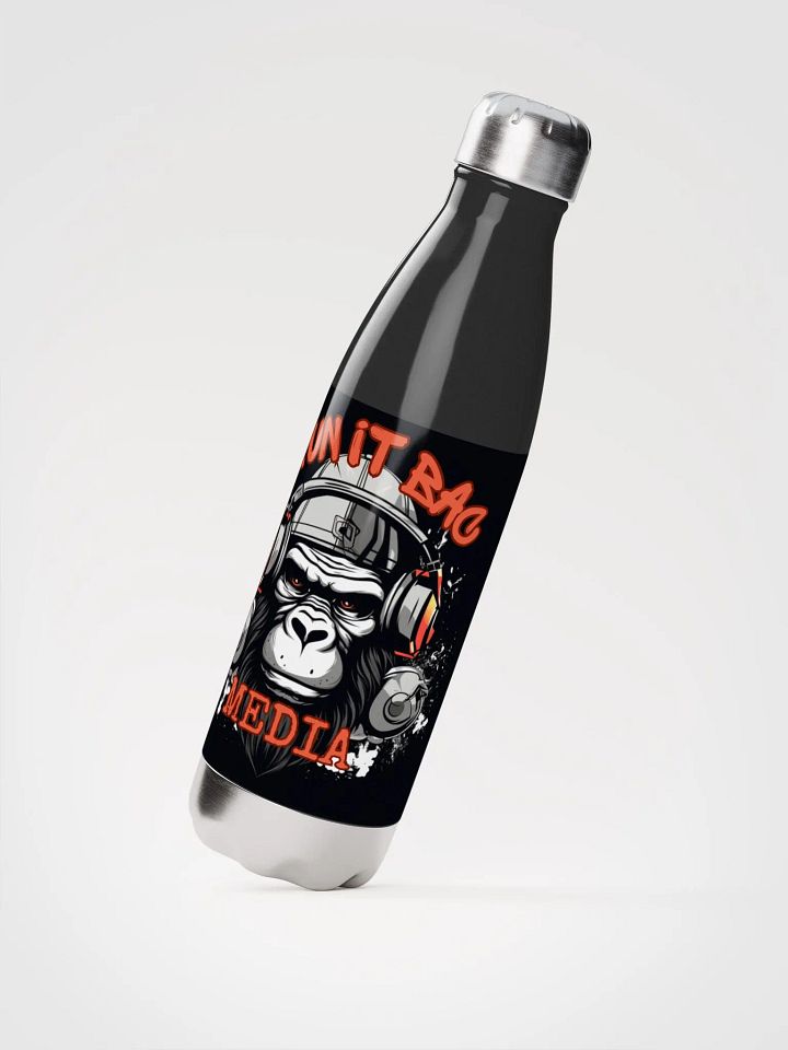 RUN It BAC Media Water Bottle Black product image (2)