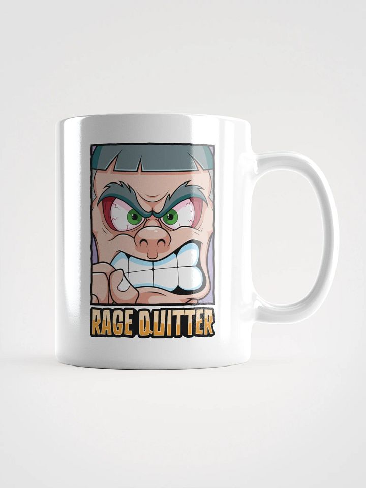 Funny Gamer Coffee Mug – Retro Rage Quit Design product image (1)