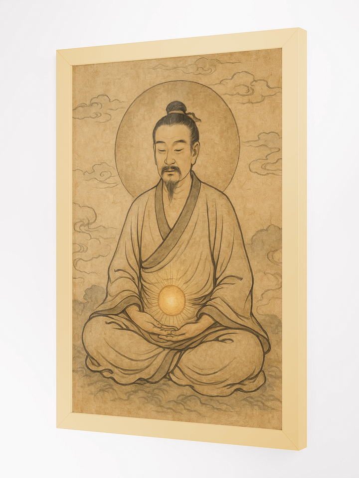 The Dantian Sanctuary of Inner Peace Wood Framed product image (4)