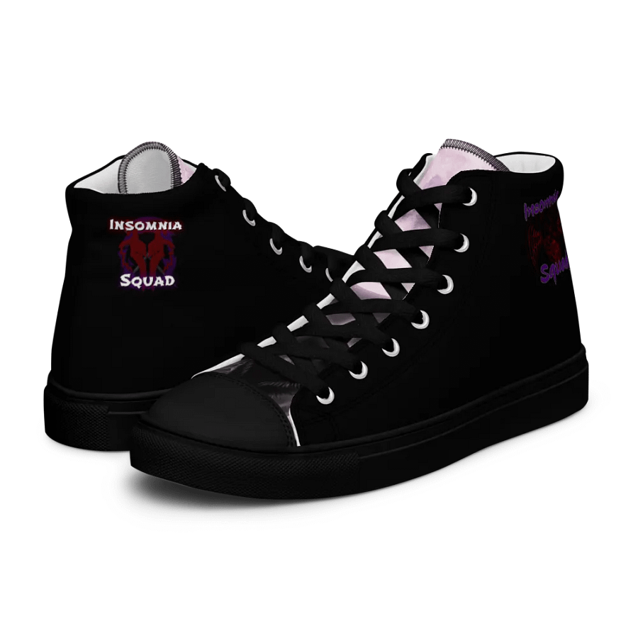 Women's Black Insomnia Squad Canvas Hi-Tops product image (10)