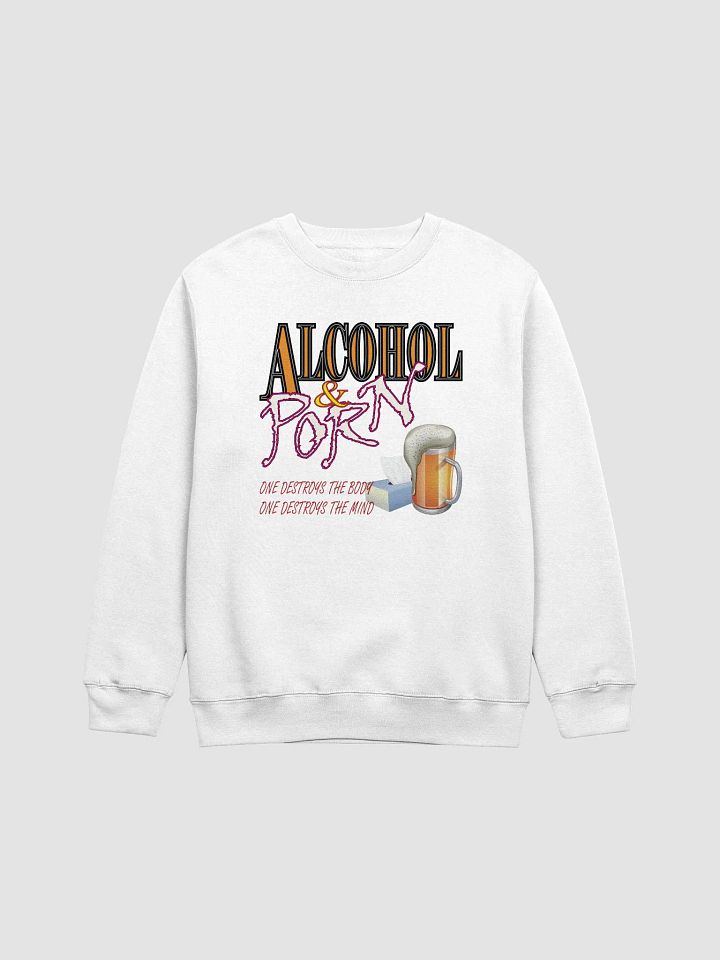 Alcohol & Porn - Lane Seven Premium Crewneck Sweatshirt product image (2)