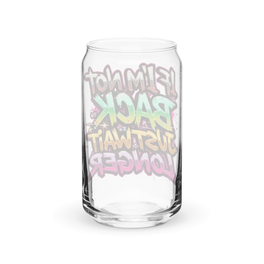 Graffiti Vibes Can-Shaped Glass product image (6)