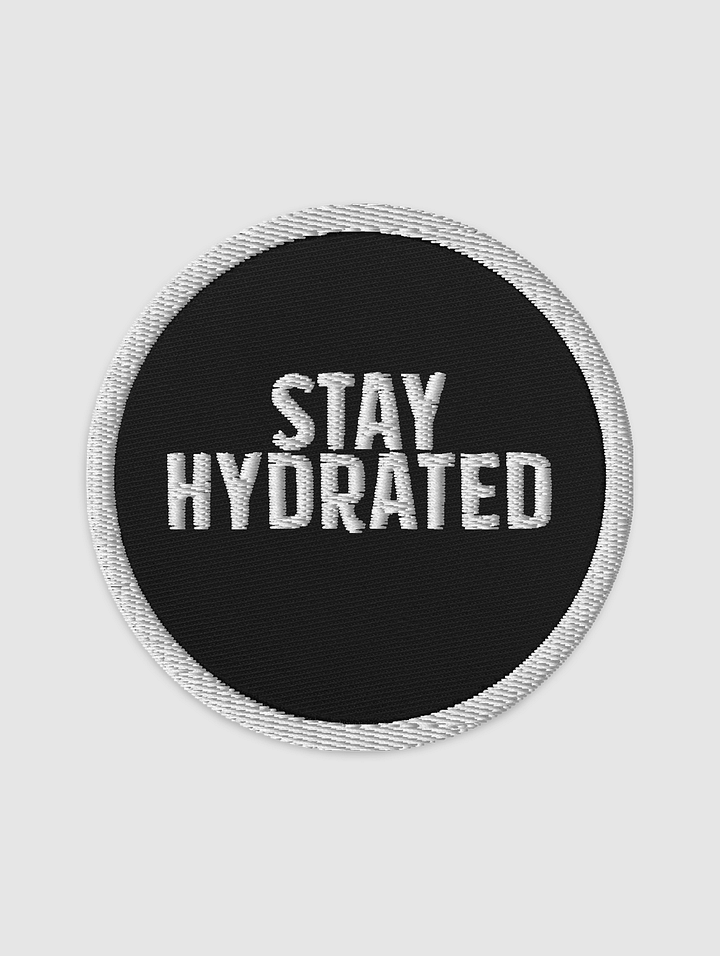 StayHydrated Embroidered patch product image (1)