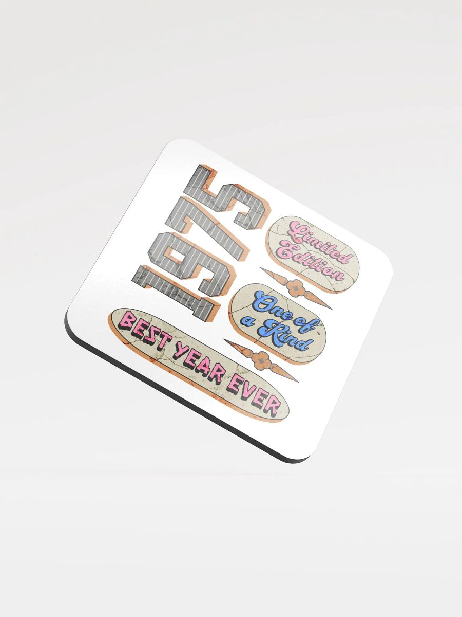 Limited Edition 1975 Retro Cork Coaster Set product image (4)