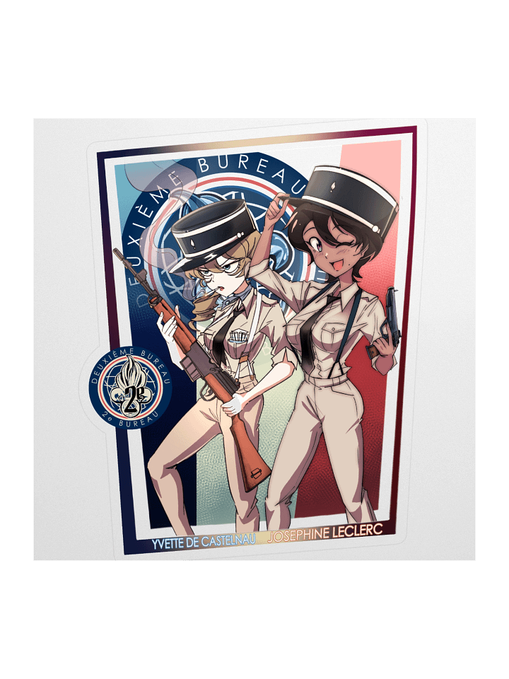 Deuxième Bureau Yvette et Josephine - ILLUSTRATED STICKER product image (1)