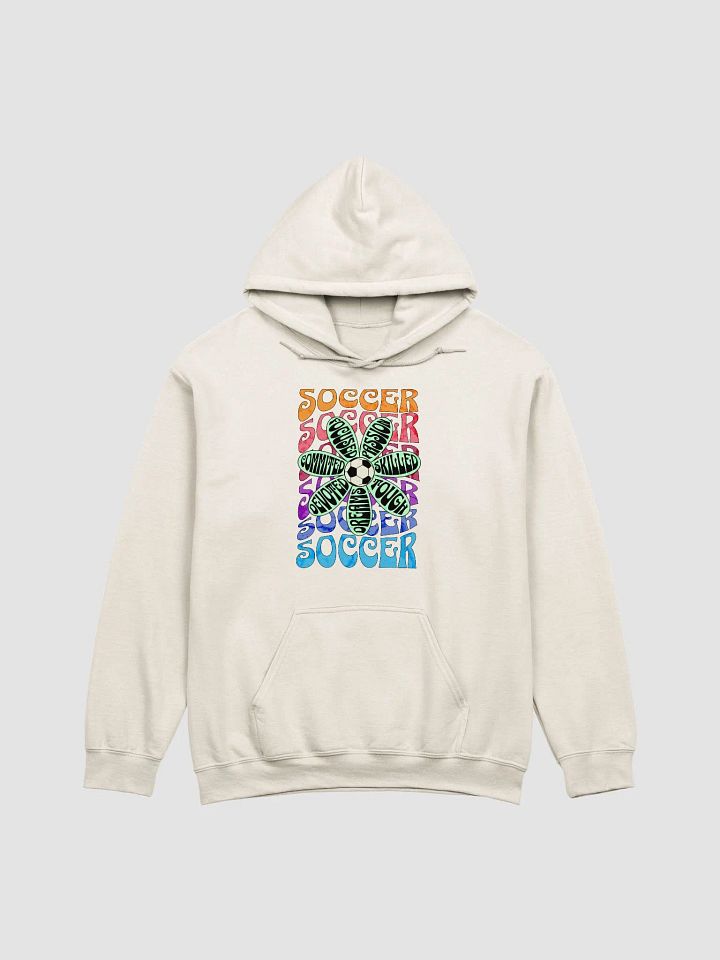 Flower Soccer Motivational Passion Hoodie product image (19)