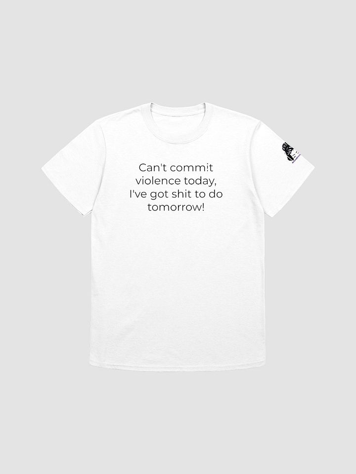 violence shirt white product image (1)