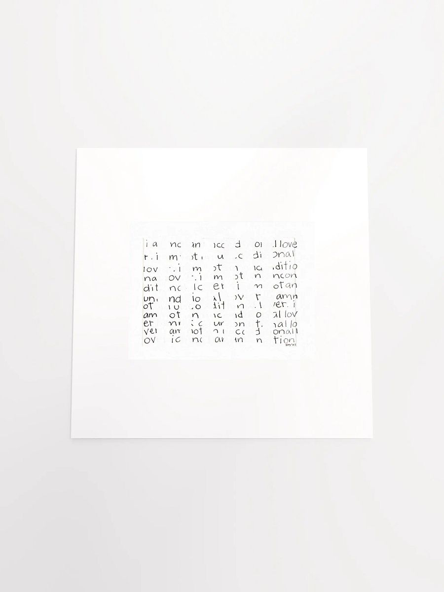 unconditional lover panel card print product image (2)
