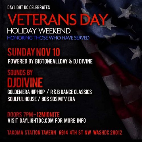 Check out my folks @djdivinedc and Big Tone today at Takoma Station today! 3 day weekend fun y'all 
✊🏾🎧✊🏾