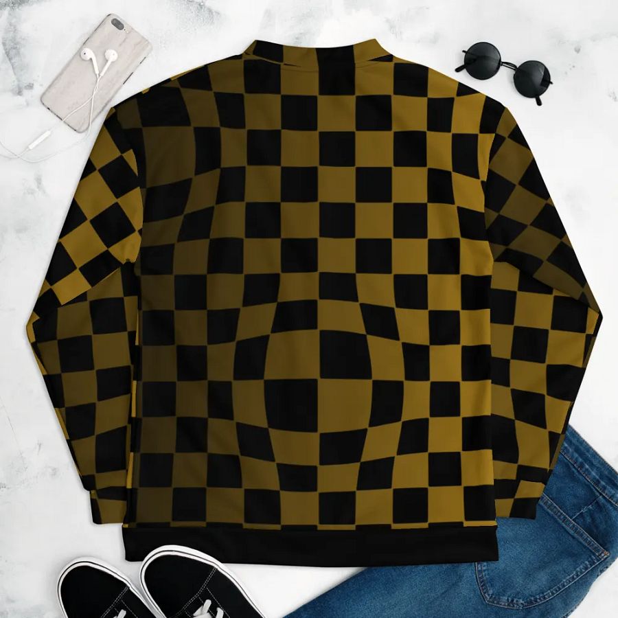 Kaleidoscope Illusion All-Over Bomber Jacket_Gold product image (8)