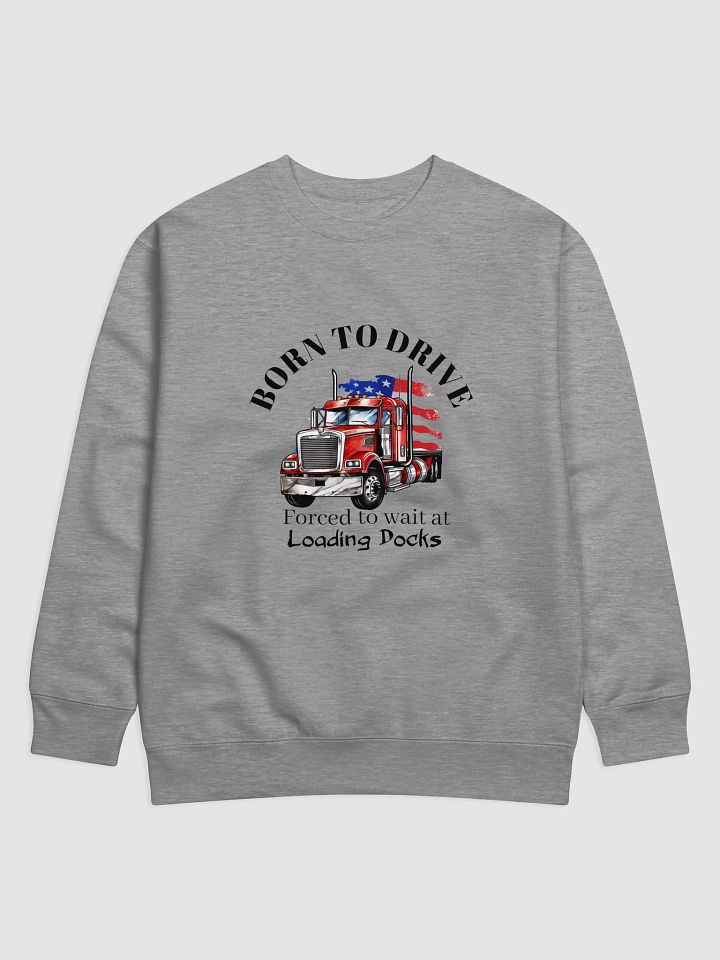 Patriotic Semi-Truck Premium Sweatshirt product image (2)