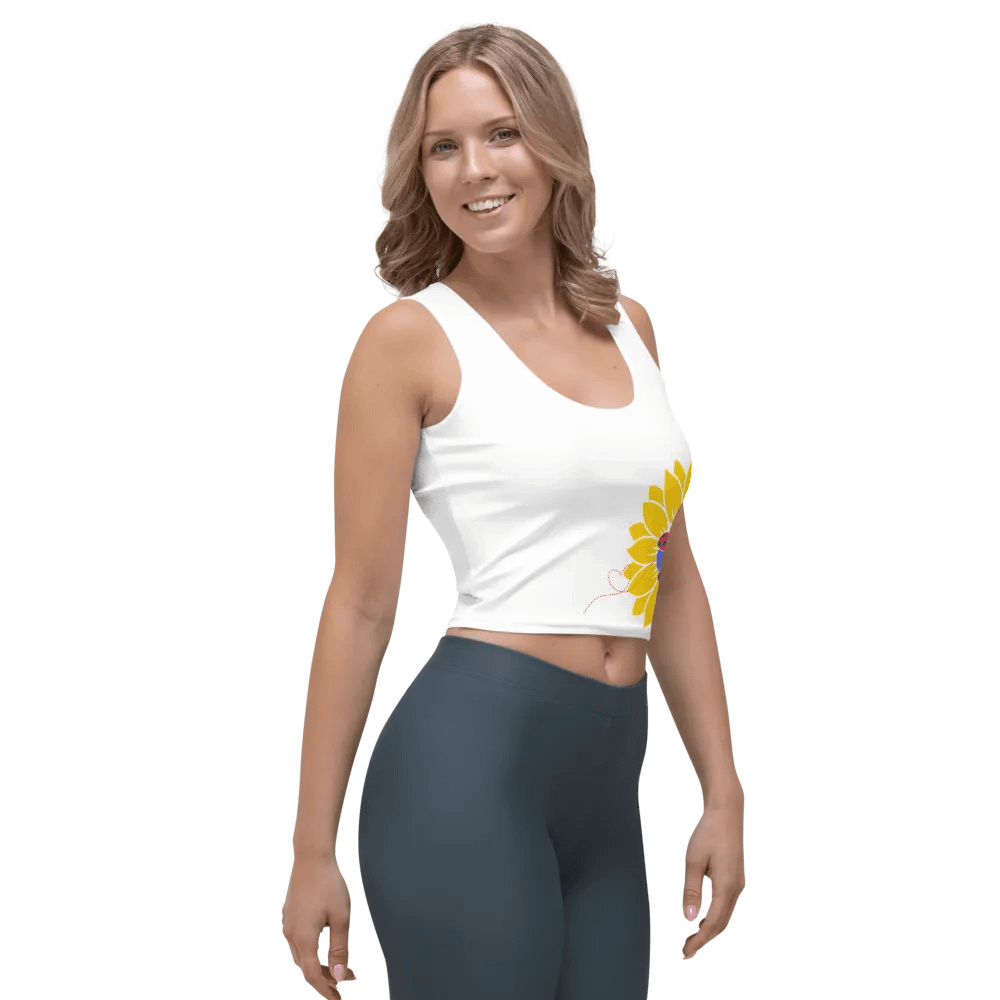 Sunflower Ladybug Crop Top product image (3)